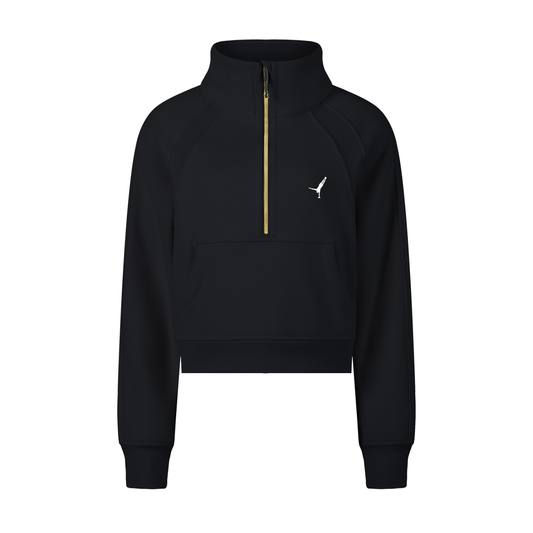 Perform Athlete Cropped Half-Zip Sweatshirt