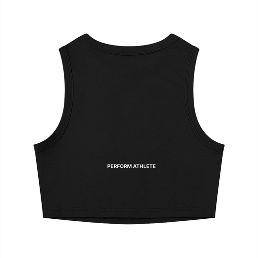 Women's Tight Crewneck Crop Tank Top
